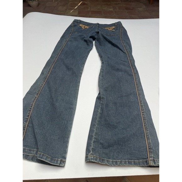 RARE Playboy Women Jeans Size 5 Y2K Vintage Coquette Western - Picture 2 of 14